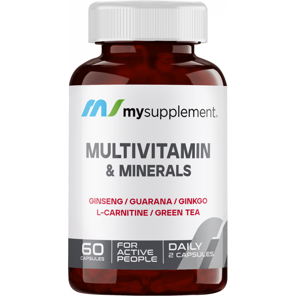 Mysupplement Multivitamin & Minerals  60 Kapsül